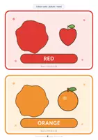 Προεπισκόπηση - Flashcards - Colours Flashcards & Matching Games | Kindergarten & Pre A1 - Σελίδα 2