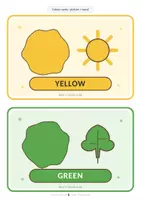 Προεπισκόπηση - Flashcards - Colours Flashcards & Matching Games | Kindergarten & Pre A1 - Σελίδα 3