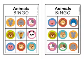 Vista previa - Juegos / Gamificación - Bingo de Animals Català - página 1