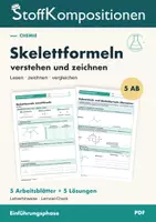 Vorschau - Arbeitsblätter - Skelettformeln verstehen und zeichnen - Deckblatt