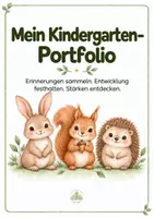 Vorschau - Anderer Materialtyp - 🦉Kindergarten-Portfolio mit Waldtieren – 63 Seiten für Erinnerungen & Entwicklung - Seite 1