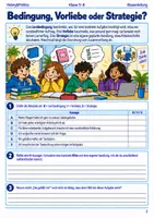 Vorschau - Arbeitsblätter - Was brauche ich zum Lernen Arbeitsheft Klasse 5 bis 6 Schulstart Lernbedürfnisse Strategien und Unterstützung - Seite 1