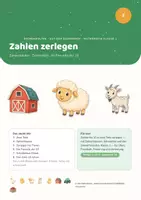 Vorschau - Stundenentwürfe - Rechenwelten · Auf dem Bauernhof — Einheit 2: Zahlen zerlegen (Mathe Klasse 1) - Deckblatt