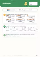 Vorschau - Stundenentwürfe - Rechenwelten · Auf dem Bauernhof — Einheit 4: Verdoppeln und Nachbaraufgaben (Mathe Klasse 1) - Seite 3