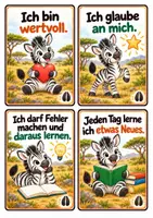 Vorschau - Poster - Affirmationen - Klassentier Zebra - Zebraklasse - Seite 1