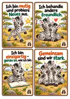 Vorschau - Poster - Affirmationen - Klassentier Zebra - Zebraklasse - Seite 2
