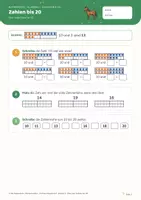 Vorschau - Stundenentwürfe - Rechenwelten · Auf dem Bauernhof — Einheit 5: Über den Zehner bis 20 (Mathe Klasse 1) - Seite 3