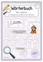 Vorschau - Arbeitsblätter - Wörterbuch und Alphabet (Mini-Heftchen) Wörter nachschlagen, ABC - Deckblatt