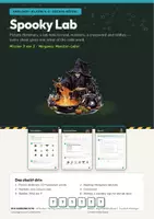 Vorschau - Arbeitsblätter - Halloween-Escape Englisch Klasse 4–6: Spooky Lab - Deckblatt