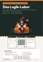 Vorschau - Arbeitsblätter - Halloween-Escape Logik Klasse 4–6: Logik-Labor - Deckblatt