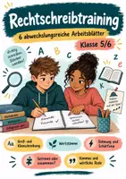 Vorschau - Arbeitsblätter - Rechtschreibtraining Klasse 5/6 - Deckblatt