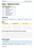 Vorschau - Arbeitsblätter - Mathe Wochenplan Arbeitsheft Klasse 5 bis 6 - Seite 3
