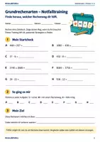 Vorschau - Arbeitsblätter - Grundrechenarten Notfalltraining Arbeitsheft Klasse 5 bis 6 - Deckblatt