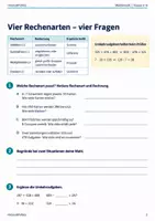 Vorschau - Arbeitsblätter - Grundrechenarten Notfalltraining Arbeitsheft Klasse 5 bis 6 - Seite 1
