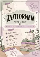 Vorschau - Arbeitsblätter - Materialpaket Zeitformen - Seite 1