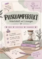 Vorschau - Arbeitsblätter - Plusquamperfekt - Deckblatt