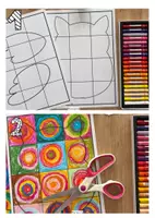 Vorschau - Arbeitsblätter - Kandinsky-Eule basteln im Herbst - Seite 3