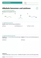 Vorschau - Arbeitsblätter - Alkohole gratis: Ethanol als PNG und SVG - Seite 1