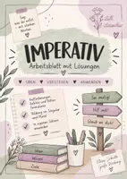 Vorschau - Arbeitsblätter - Imperativ - Deckblatt