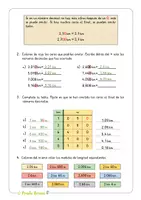 Vista previa - Hojas de trabajo - Escritura decimal: kilómetros y metros - página 3