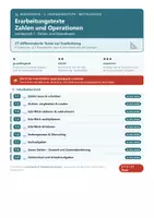 Vorschau - Arbeitsblätter - Zahlen und Operationen Sachtexte Mathematik 5 Mittelschule - Deckblatt