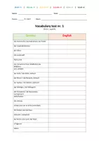 Vorschau - Test - Orange Line 3 (Ausgabe ab 2022) - Vokabeltest (Materialpaket) - Seite 1