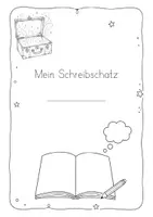 Vorschau - Arbeitsblätter - Heftumschlag für die Freie Schreibzeit - Seite 2