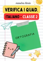 anteprima - Esercizi - Verifica di Italiano - CLASSE 2 Ortografia - I Quadrimestre - Pagina di copertina