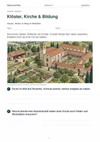Vorschau - Arbeitsblätter - Klöster, Kirche & Bildung – Glaube im Mittelalter | Klasse 5–6 - Seite 1