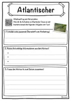 Vorschau - Unterrichtsreihen - Atlantischer Ozean Lückentext mit Wortspeicher Hörverstehen und Suchsel - Seite 3