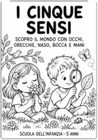 anteprima - Esercizi - I Cinque Sensi | Scuola Infanzia - Pagina di copertina