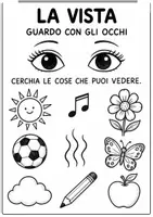 anteprima - Esercizi - I Cinque Sensi | Scuola Infanzia - Pagina 3