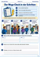 Vorschau - Arbeitsblätter - Wege im Schulhaus sicher bewältigen Arbeitsheft Klasse 5 bis 6 Schulstart sichere Wege und Raumwechsel - Seite 2