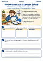 Vorschau - Arbeitsblätter - Ziele für die ersten Schulwochen Arbeitsheft Klasse 5 bis 6 Schulstart realistische Lernziele planen - Seite 2