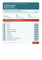Vorschau - Arbeitsblätter - Raum und Form Sachtexte Mathematik 6 Mittelschule - Deckblatt