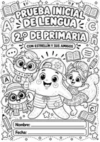 Vista previa - Hojas de trabajo - Prueba inicial de Lengua – 2.º de Primaria Evaluación diagnóstica + soluciones + registro - página 1