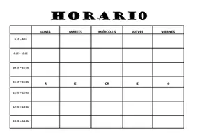 Vista previa - Para docentes: organización, planificación y formación - Horario para rellenar (Secundaria) - Portada