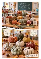 Vorschau - Arbeitsblätter - HERBST KREATIV PROJEKT - Kürbis aus Stoff - Seite 1