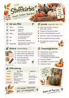 Vorschau - Arbeitsblätter - HERBST KREATIV PROJEKT - Kürbis aus Stoff - Seite 2