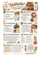 Vorschau - Arbeitsblätter - HERBST KREATIV PROJEKT - Kürbis aus Stoff - Seite 3