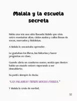 Vista previa - Hojas de trabajo - Niñas Valientes. Malala. Capítulo 3 - página 1