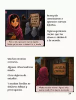 Vista previa - Hojas de trabajo - Niñas Valientes. Malala. Capítulo 3 - página 3