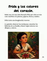Vista previa - Hojas de trabajo - Niñas Valientes. Frida Kahlo. Capítulo 4 - página 1