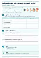 Vorschau - Unterrichtsreihen - Sinne und Reiz-Reaktion – Auge, Ohr, Sinneszellen & Reaktionszeit | Biologie 5 - Deckblatt