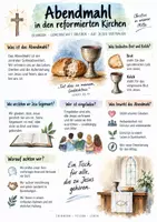 Vorschau - Arbeitsblätter - Lernplakat + Arbeitsblätter zum Thema "Abendmahl in den Reformierten Kirchen" + Lösung & MP3 + Mindmap + Infografik - Deckblatt