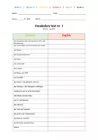 Vorschau - Test - Orange Line 3 Grundkurs (Ausgabe ab 2022) - Vokabeltest (Materialpaket) - Seite 1
