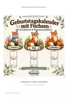 Vorschau - Präsentationen/Tafelbilder - Geburtstagskalender Fuchs - Fuchsklasse - Deckblatt