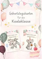 Vorschau - Anderer Materialtyp - Niedliche Geburtstagskarten Koalaklasse | Koala - Deckblatt