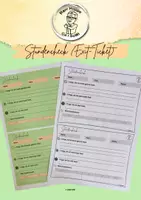 Vorschau - Arbeitsblätter - Stundencheck – kreative Exit-Tickets für deine Sicherung - Deckblatt
