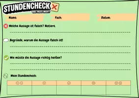 Vorschau - Arbeitsblätter - Stundencheck – kreative Exit-Tickets für deine Sicherung - Seite 3